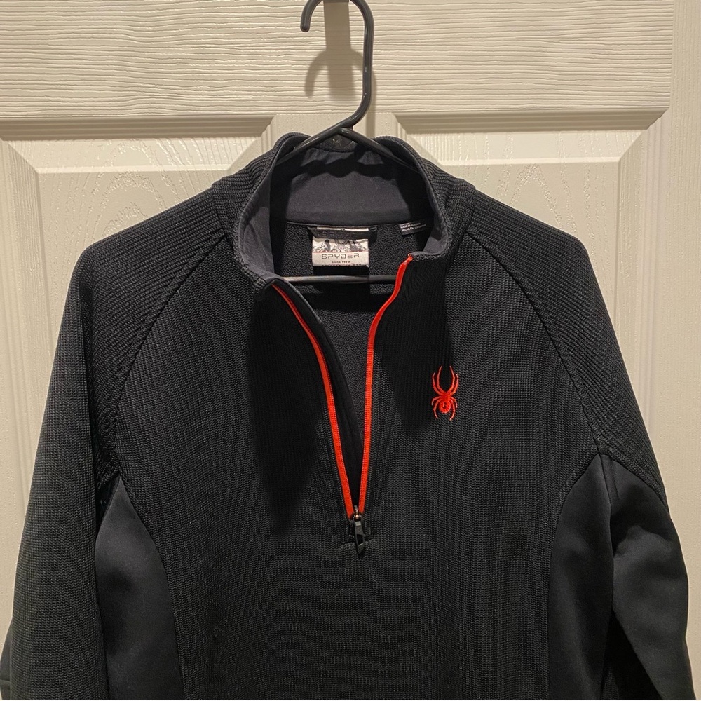 Men’s Large Spyder Half-Zip Fleece Pullover